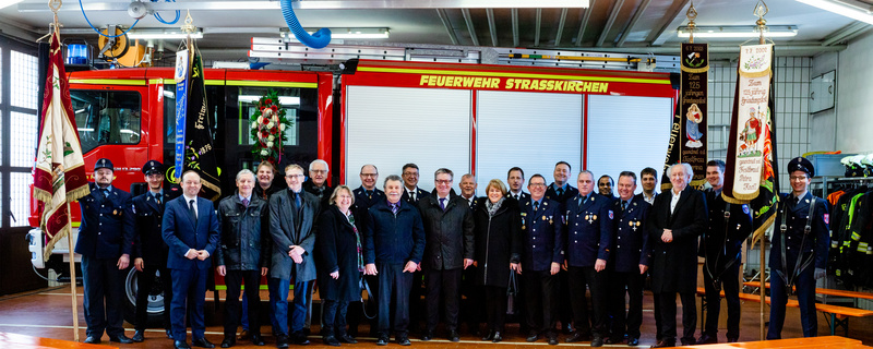 Gruppenfoto der Feuerwehr Straßkirchen