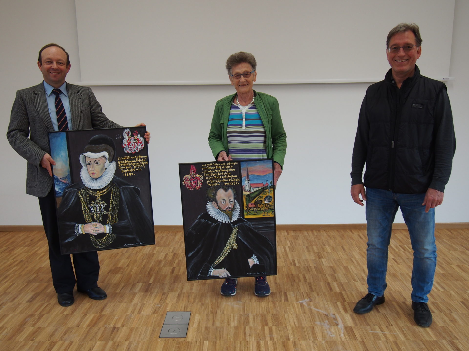 Rathaus-Baustelle in der Fertigstellung