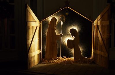 Holzkrippe