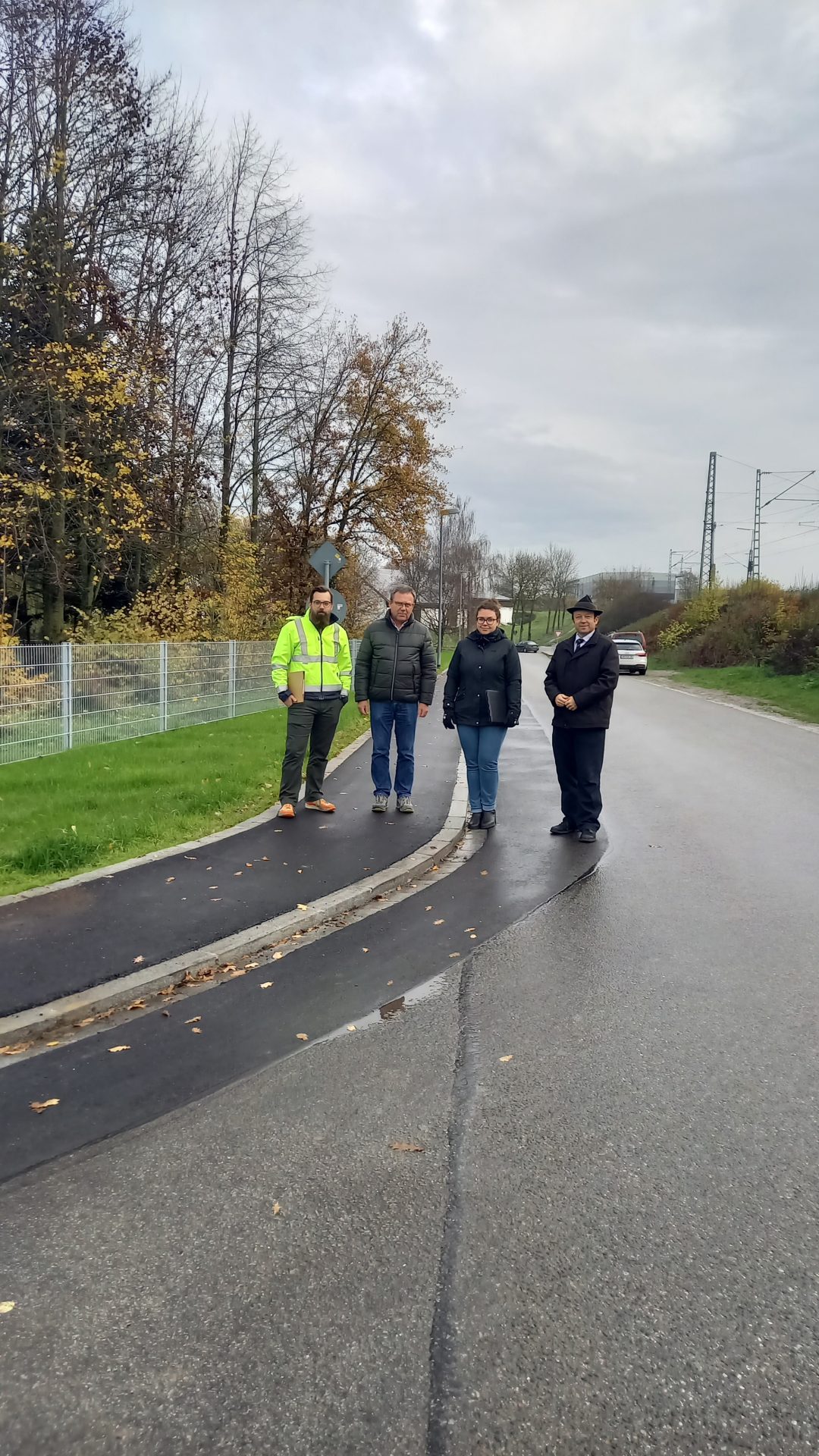 Lückenschluss Gehweg am Plattenweg