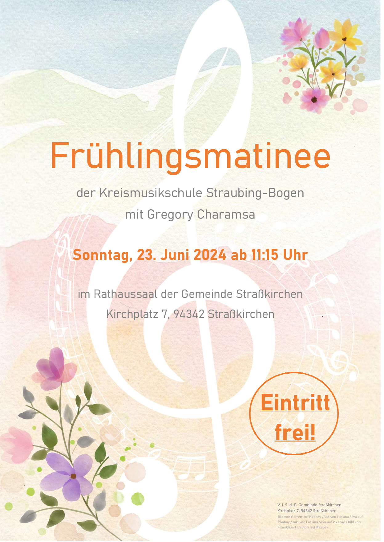 Frühlings-Matinee im Ratssaal