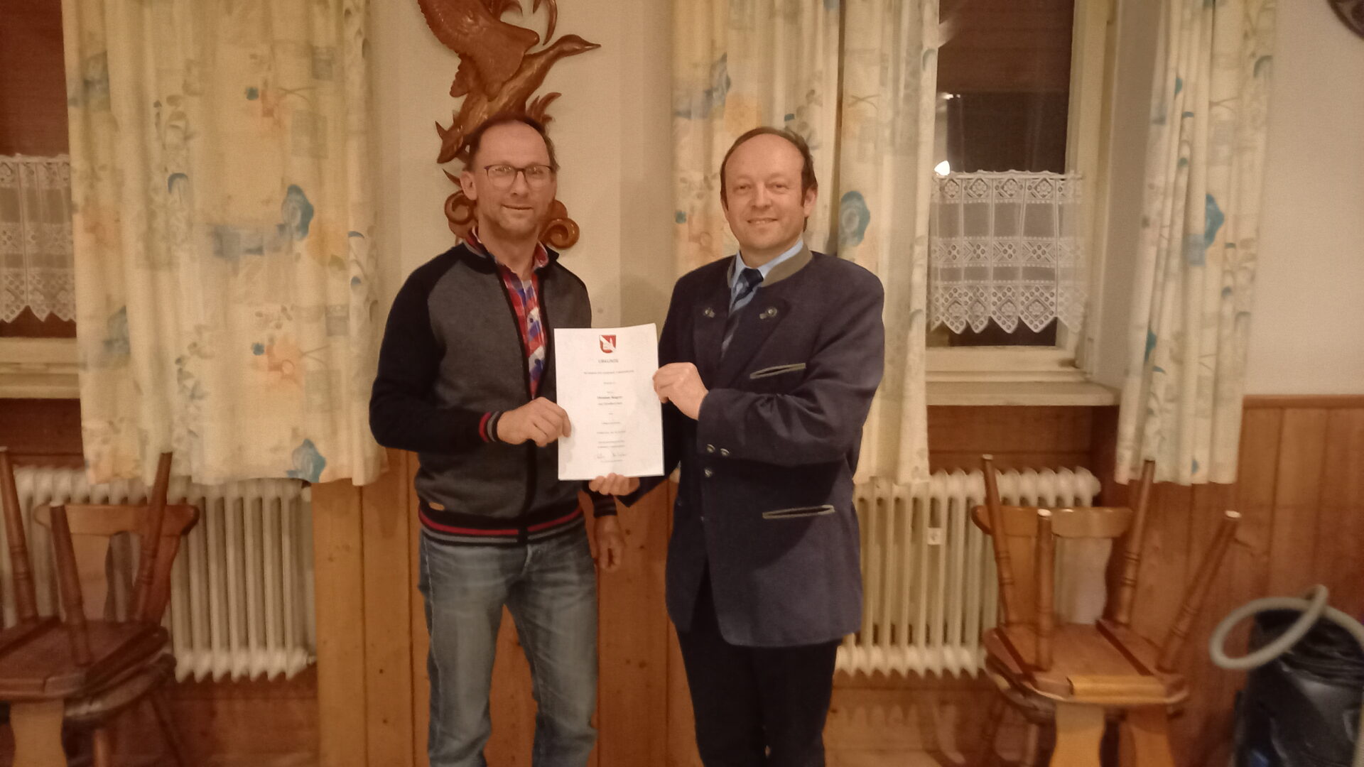 Neuen Feldgeschworenen vereidigt