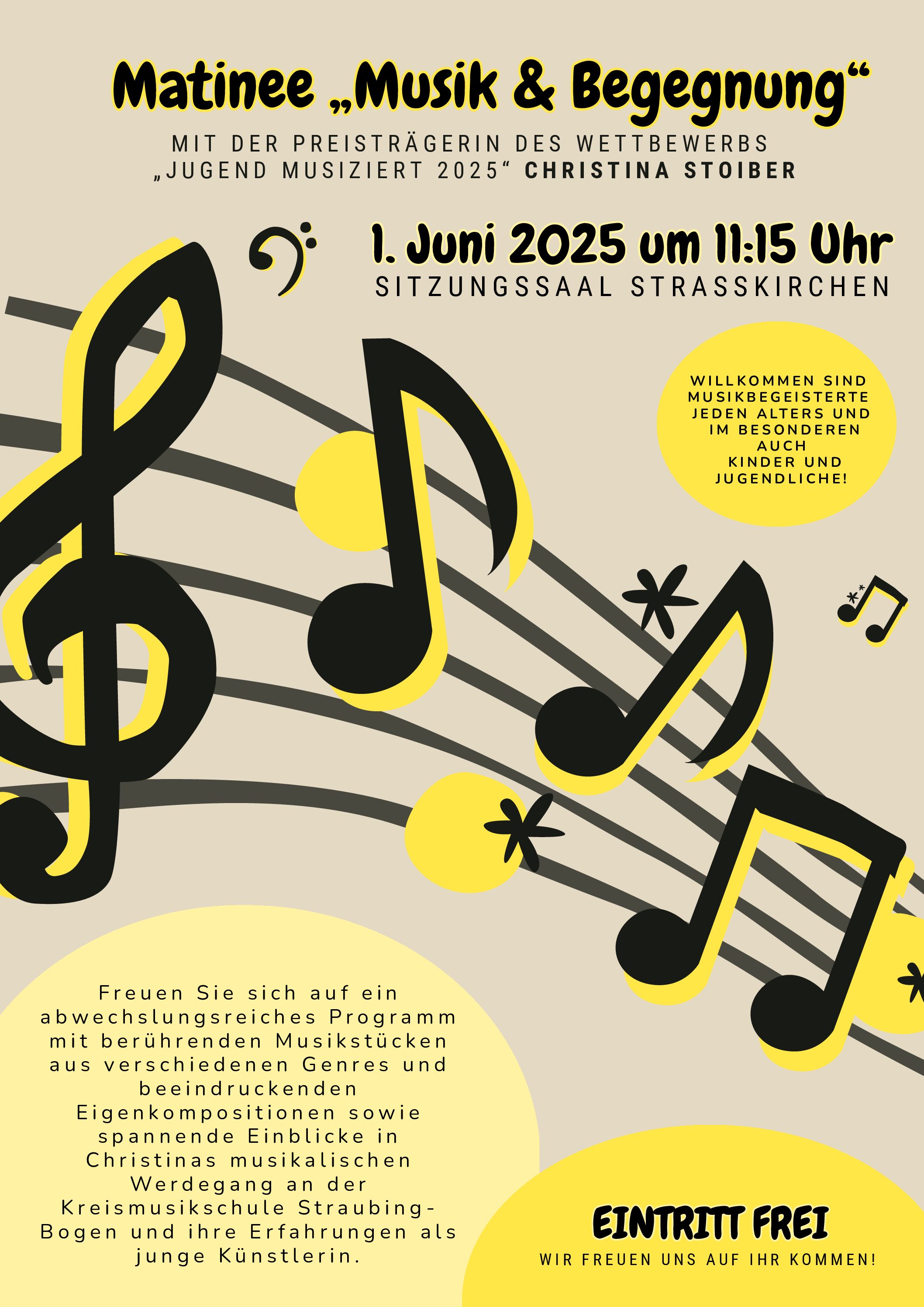 Sonntags-Matinée am 01.06.2025