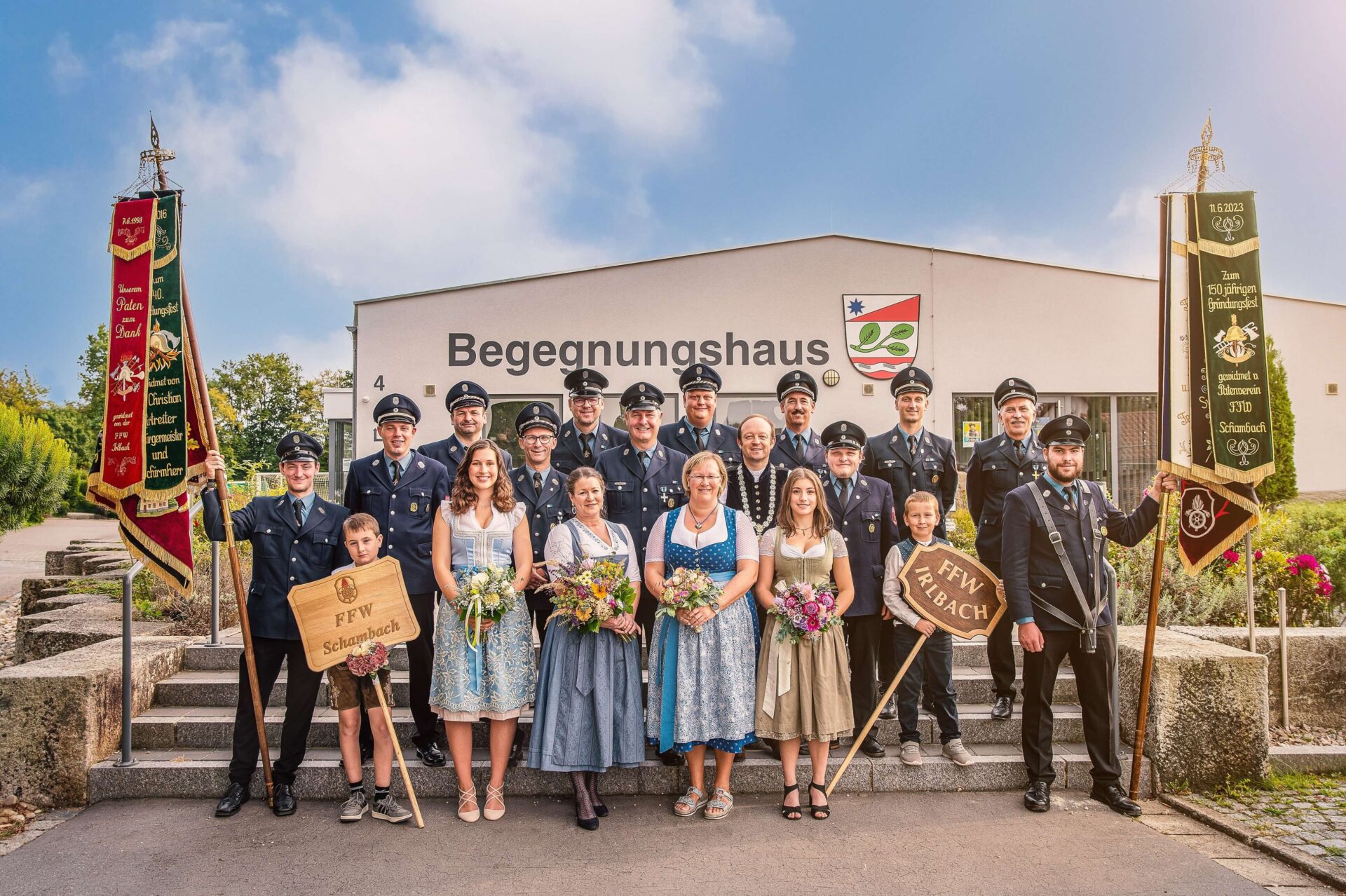 FFW Schambach war beim Patenvereinsbitten in Irlbach erfolgreich