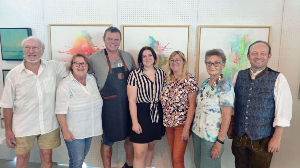 Gruppenfoto der Künstler